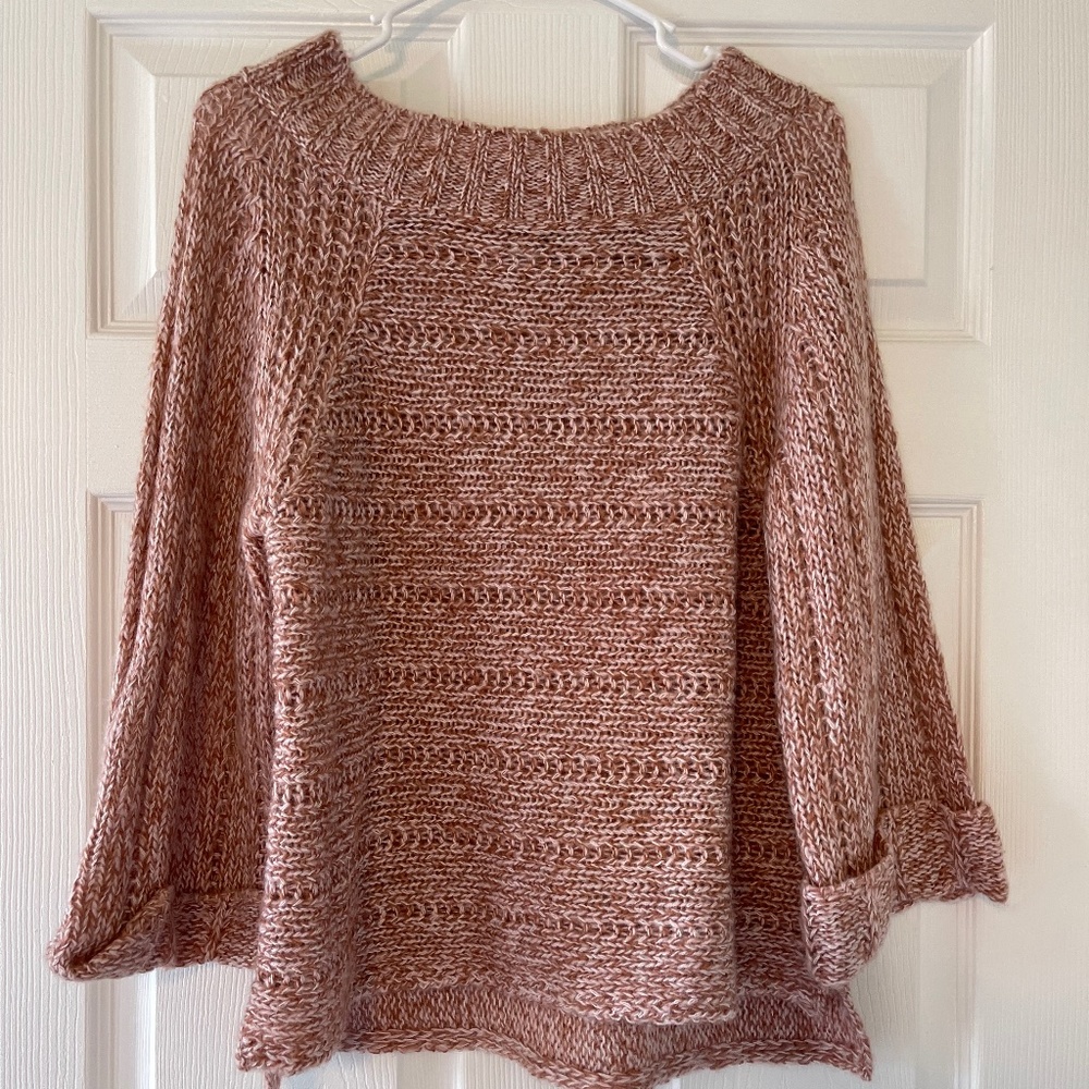 Pink Valette Chunky Knitted Sweater, size small